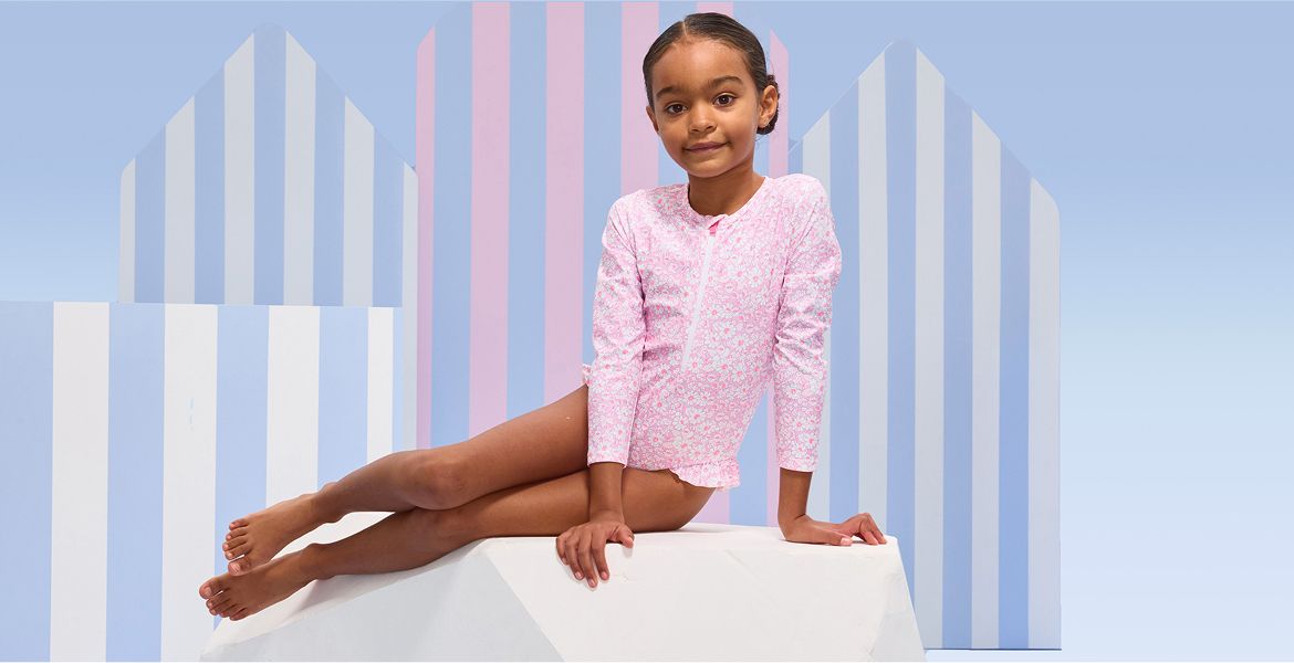 Die gesamte Badkollektion aus Liberty Fabrics-Stoffen