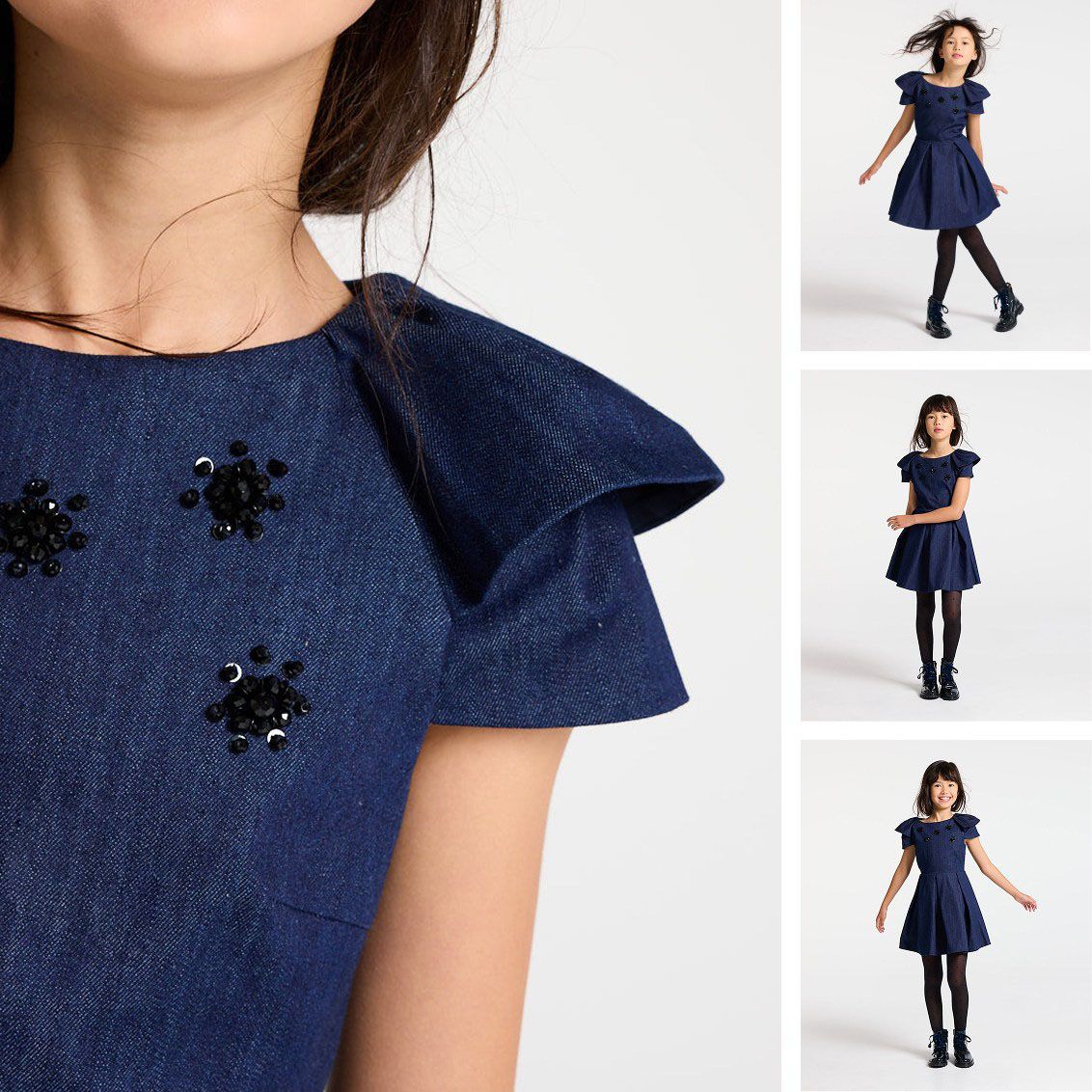 Entdecken Sie das Couture-Kleid aus Rohdenim