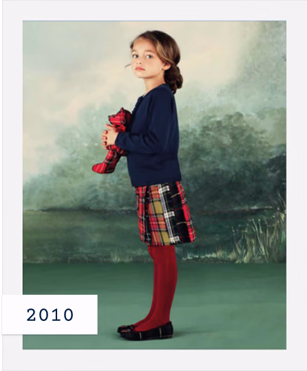 Klassische Kollektion im Tartan-Stoff