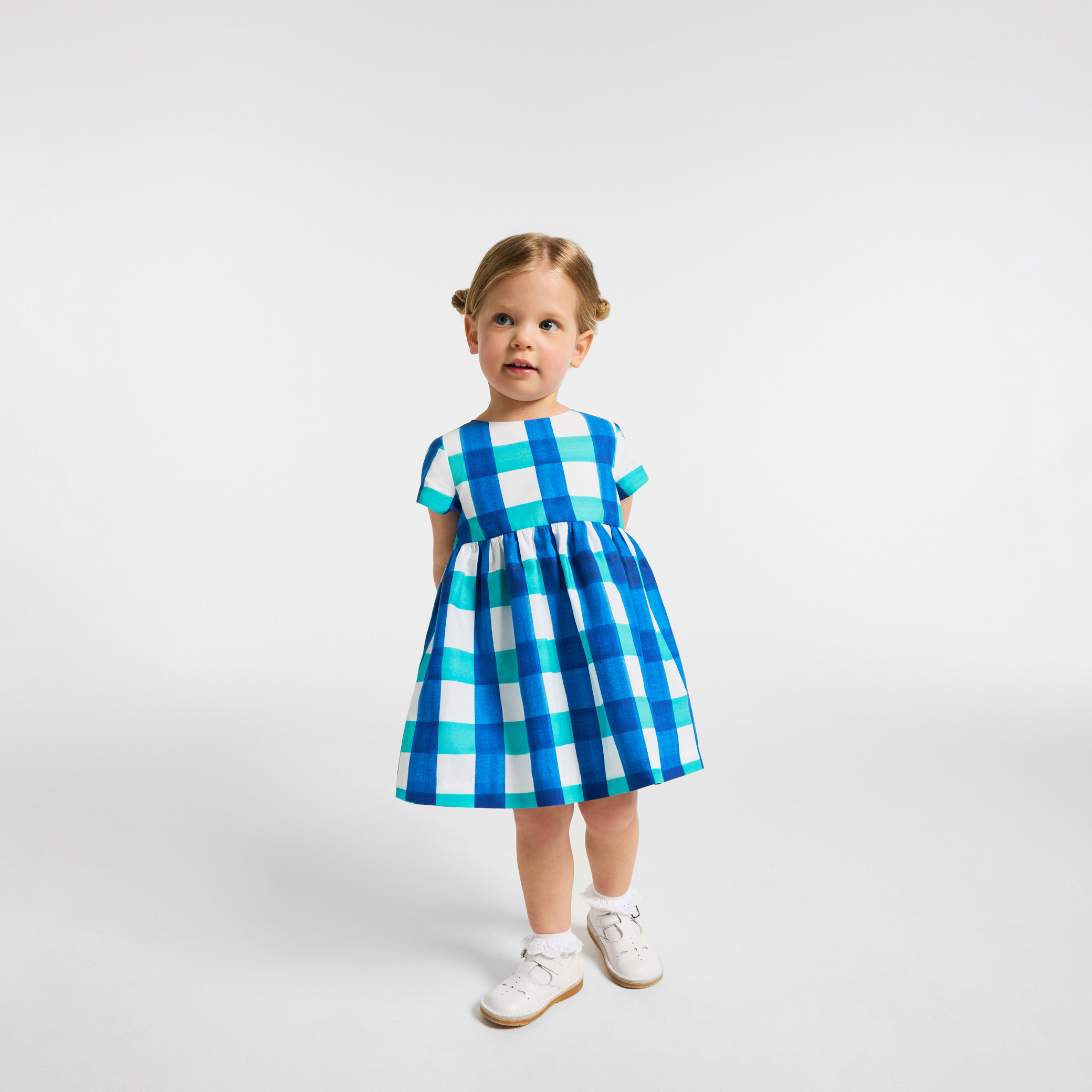 Jacadi - Kurzarm-Kleid Kleinkind Mädchen - Weiss/mehrfarbig - Große: 36M