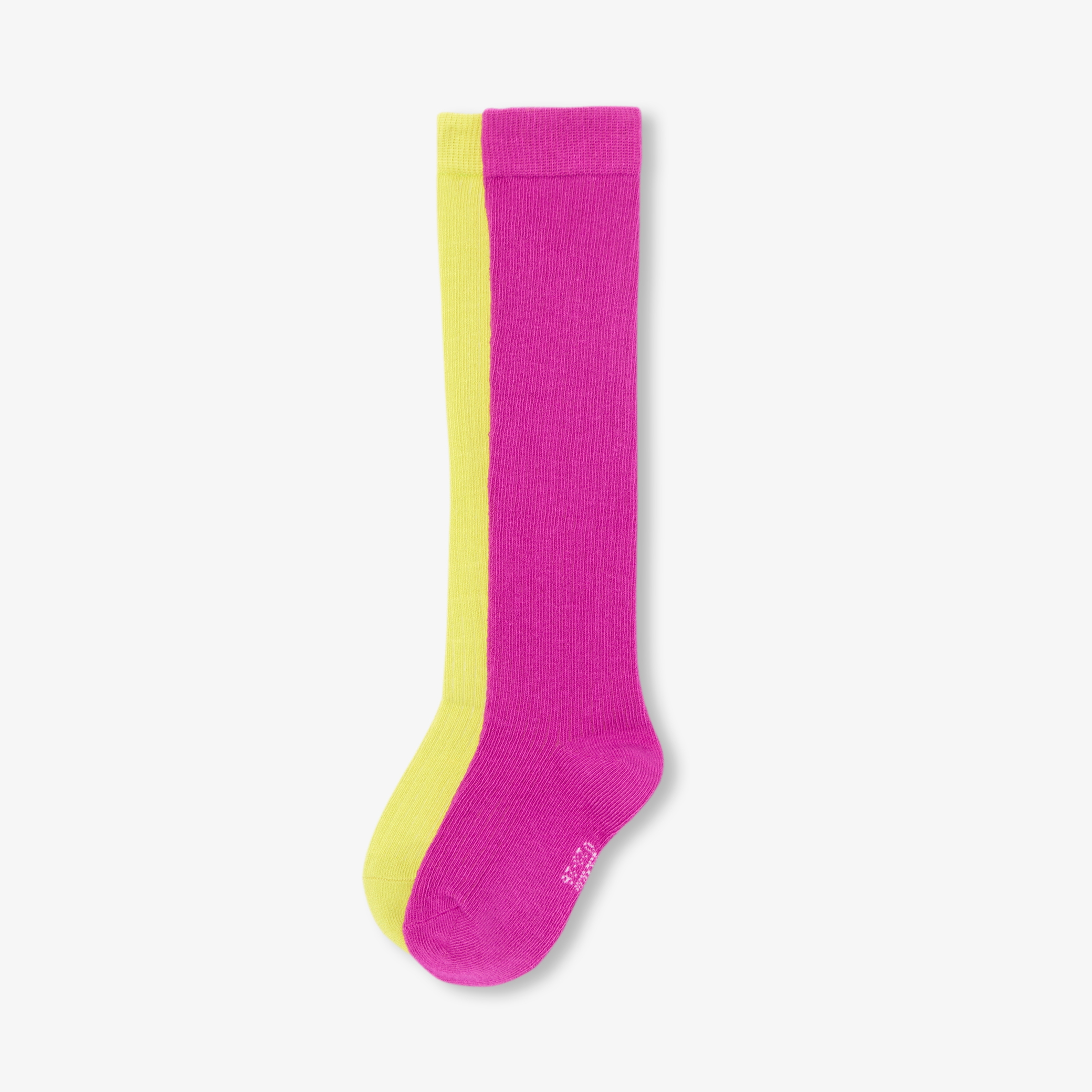 Jacadi - Doppelpack lange Socken für Mädchen - Rosa/grün - Große: 35/37