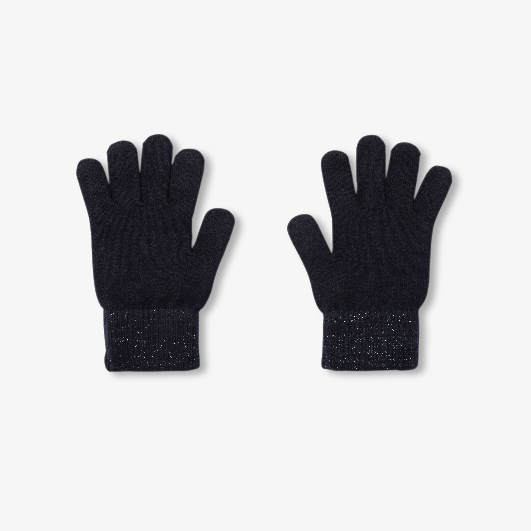 Jacadi - Handschuhe aus Lurex-Strick für Mädchen - Blau - Große: T1