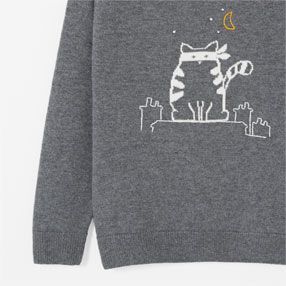 Pullover mit niedlichem Motiv 